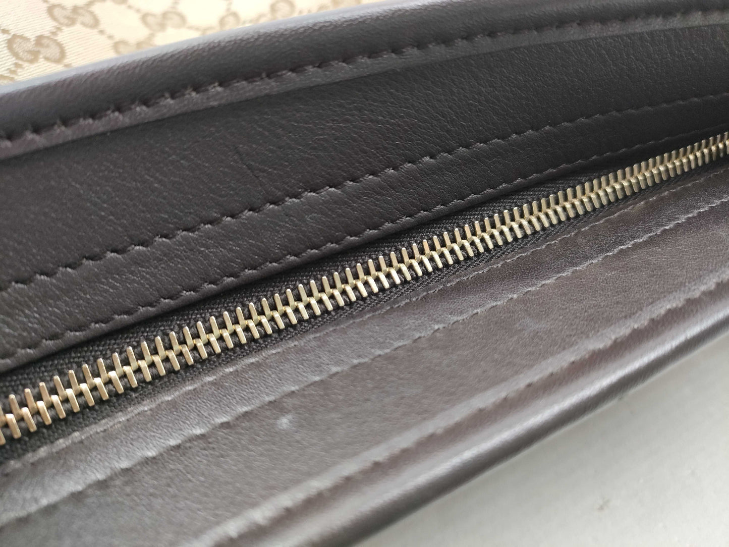 GUCCI GG Canvas 388930 Brown Shoulder Bag