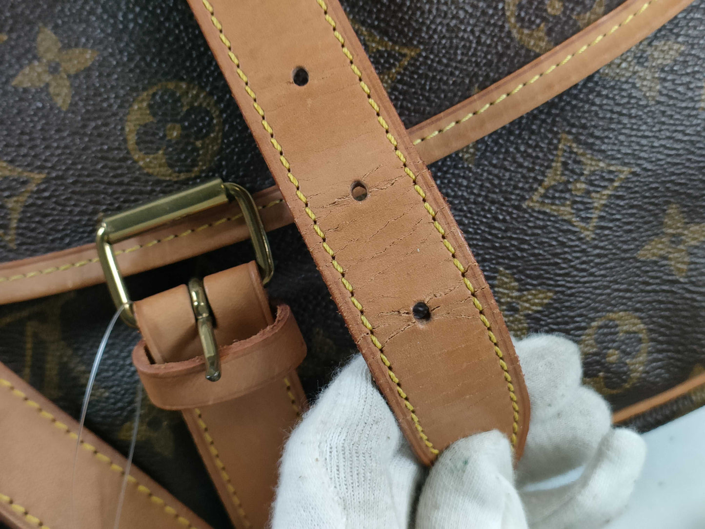 LOUIS VUITTON M42254 Monogram Saumur 35 Shoulder Bag