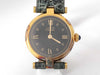 Cartier Vermeil/Round/Black Dial Women's Watch