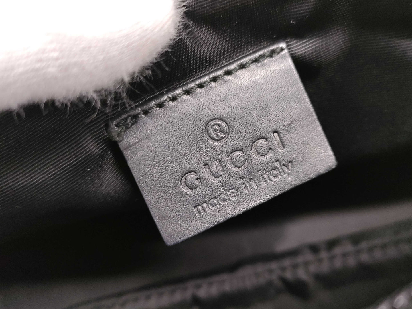 GUCCI GG Canvas 07198 Handbag Hand Pouch Handbag