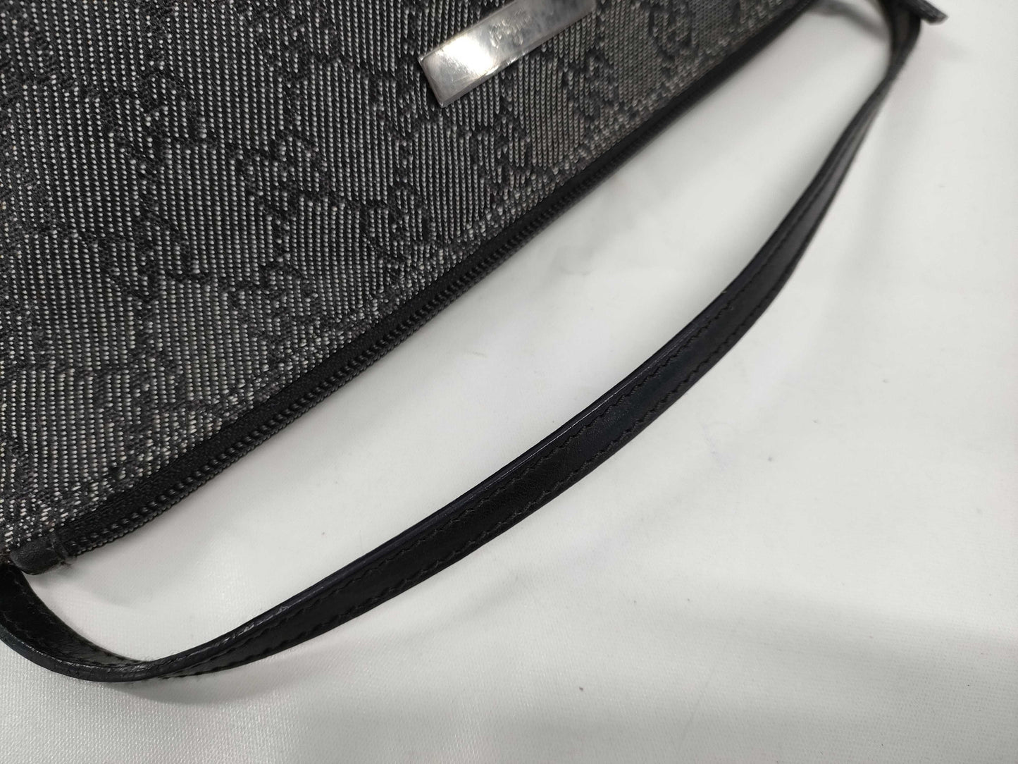 GUCCI GG Canvas 07198 Handbag Hand Pouch Handbag