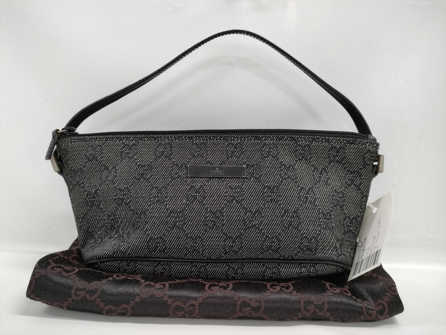 GUCCI GG Canvas 07198 Handbag Hand Pouch Handbag
