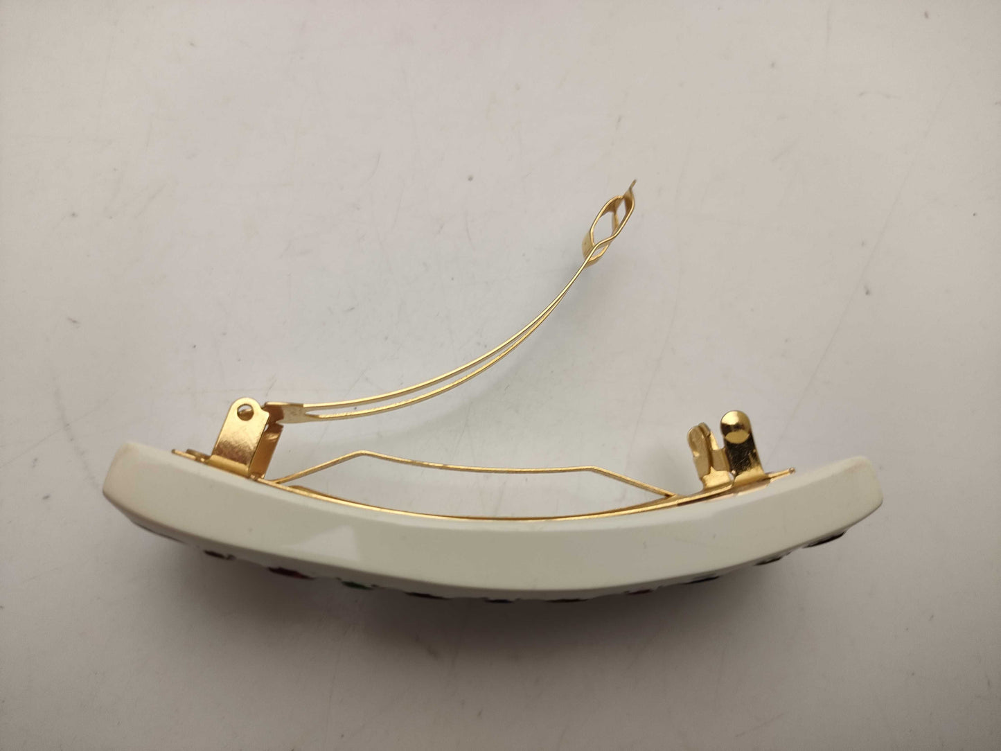 CHANEL 98P Color Stone Barrette Hair Accessory