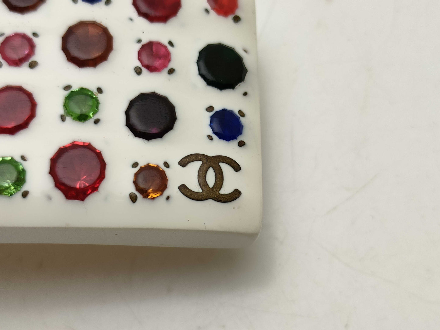 CHANEL 98P Color Stone Barrette Hair Accessory