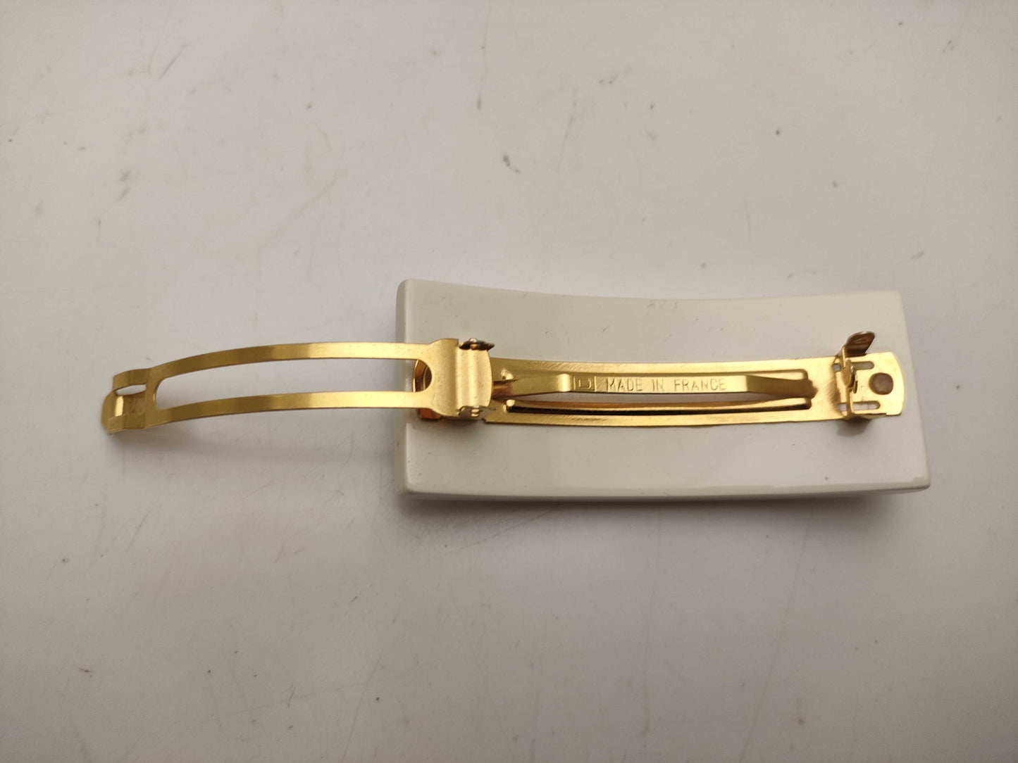 CHANEL 98P Color Stone Barrette Hair Accessory