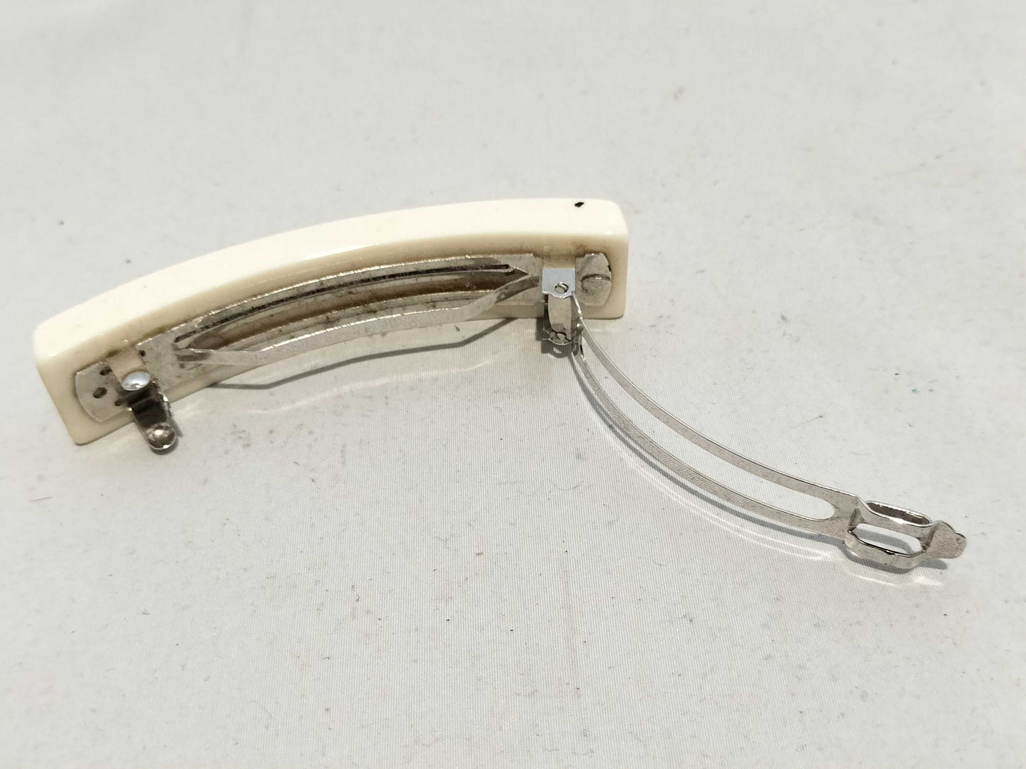 CHANEL 04P Logo Barrette Hair Accessory