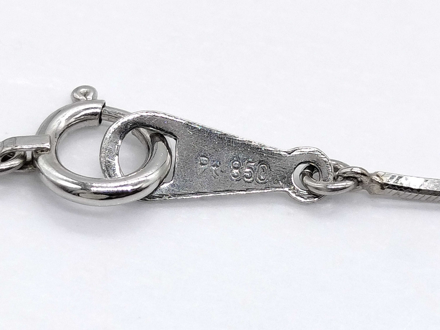 TL 4.14ct D 0.08ct Pt900/Pt850 8.2g Necklace