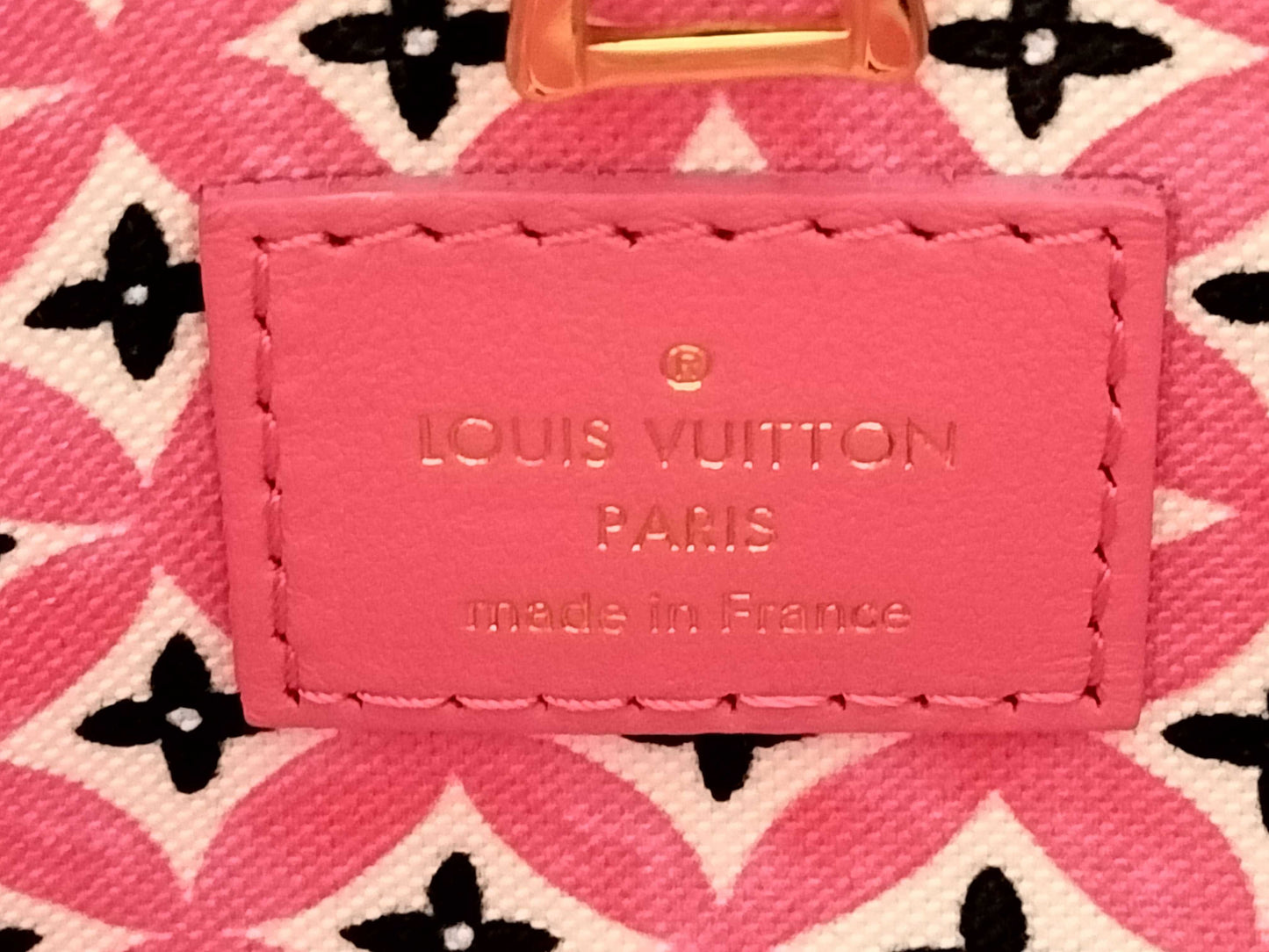 LOUIS VUITTON M22976 Monogram Flower Tile On the Go PM By the Pool RFID Verified Handbag
