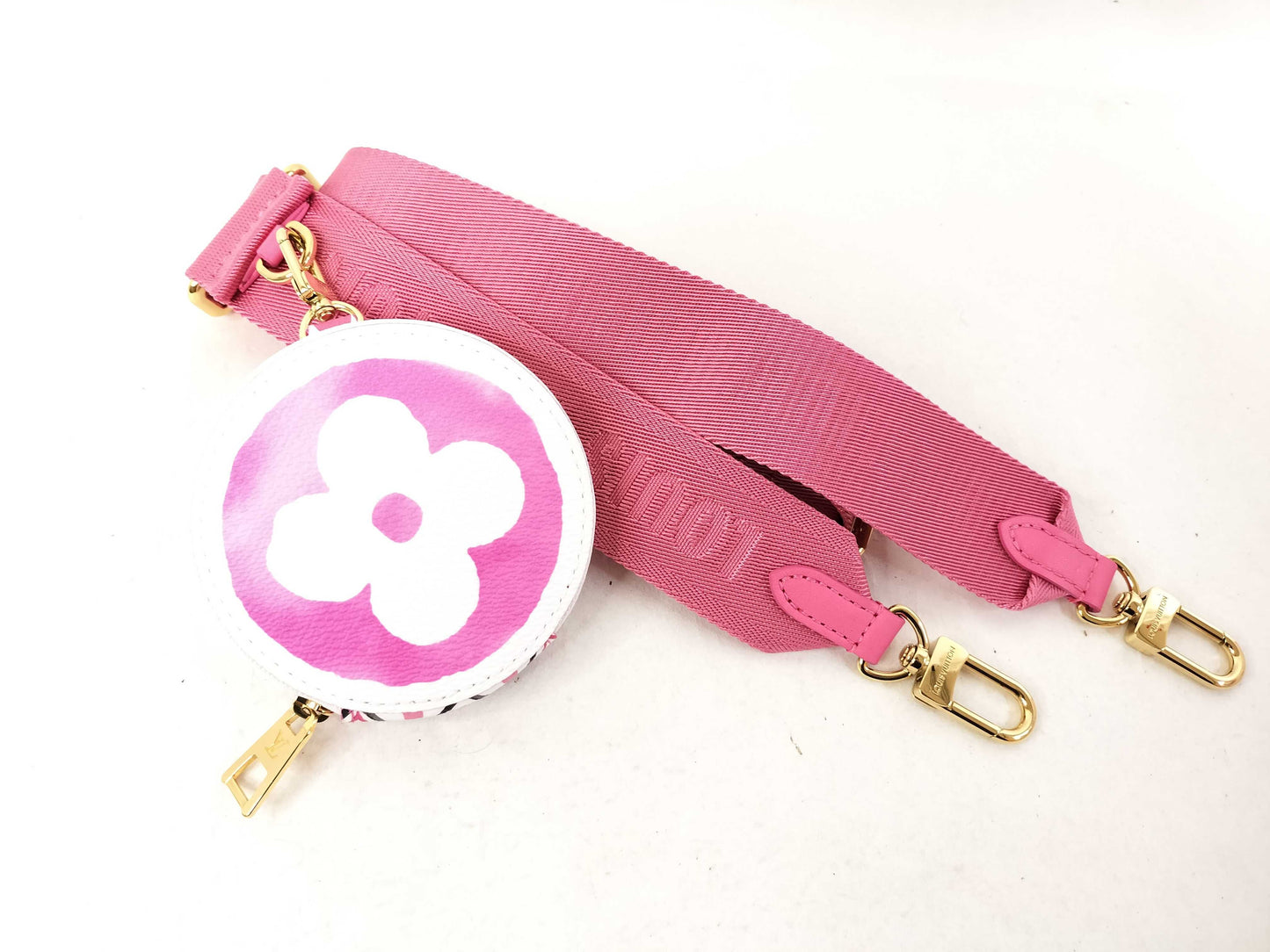 LOUIS VUITTON M22976 Monogram Flower Tile On the Go PM By the Pool RFID Verified Handbag