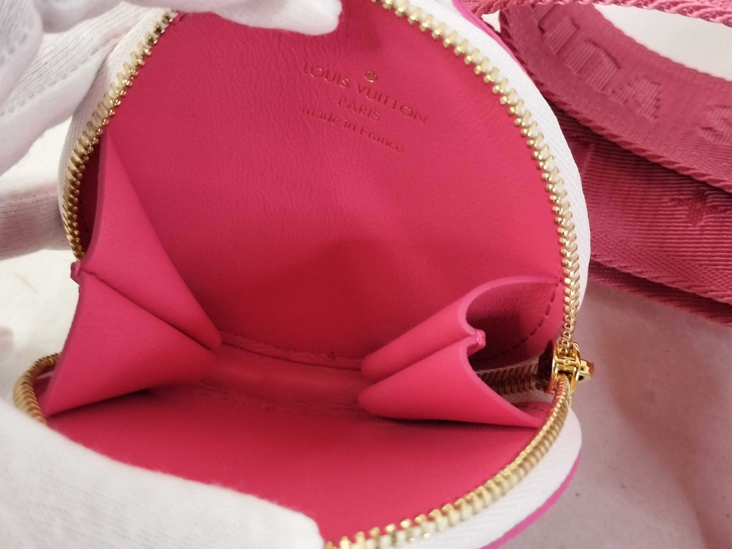 LOUIS VUITTON M22976 Monogram Flower Tile On the Go PM By the Pool RFID Verified Handbag