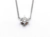 D0.41ct Pt900/850 3.3g Necklace