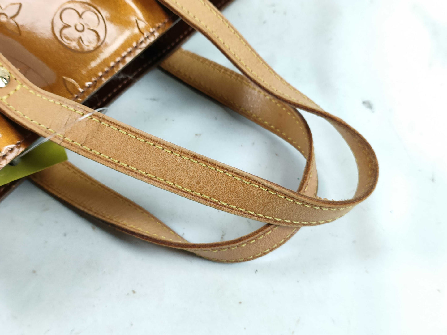LOUIS VUITTON M91146 Vernis Reed PM Handbag