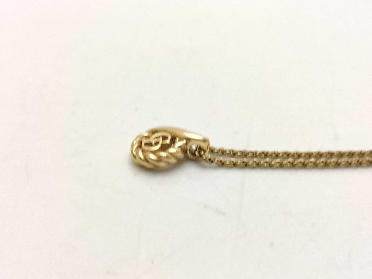 Dior CD logo necklace