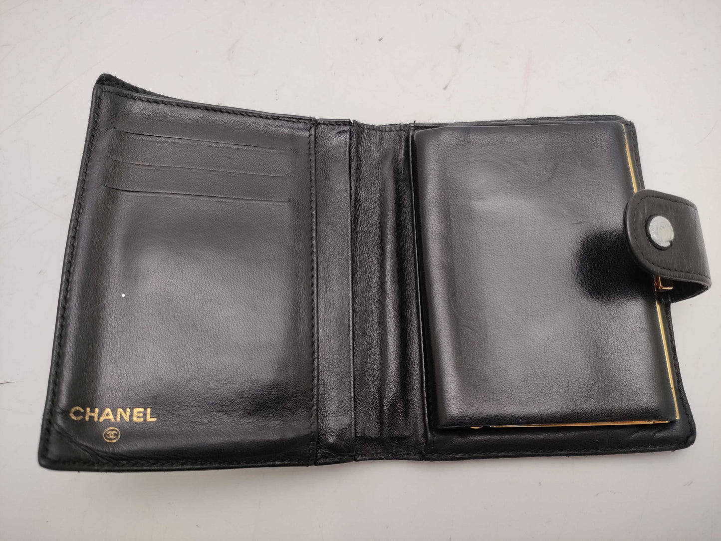 CHANEL Lambskin Compact Wallet