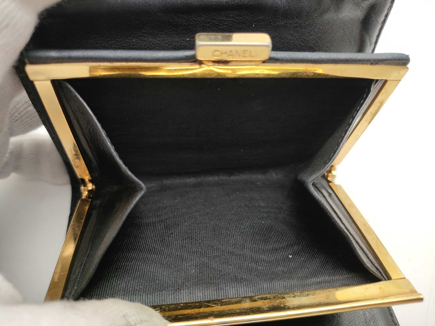 CHANEL Lambskin Compact Wallet