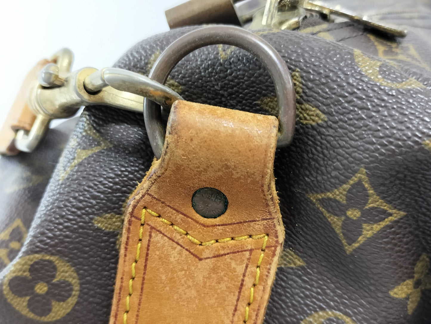 LOUIS VUITTON Monogram Saxe Pool 60 Bandouliere Boston Bag