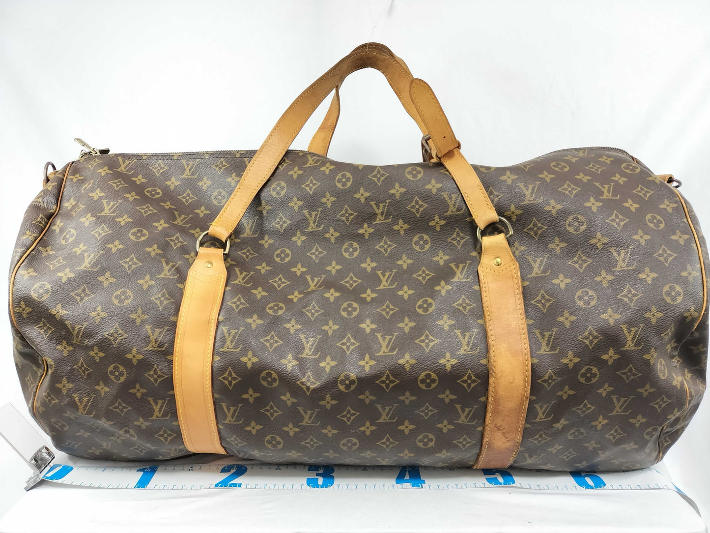 LOUIS VUITTON Monogram Saxe Pool 60 Bandouliere Boston Bag