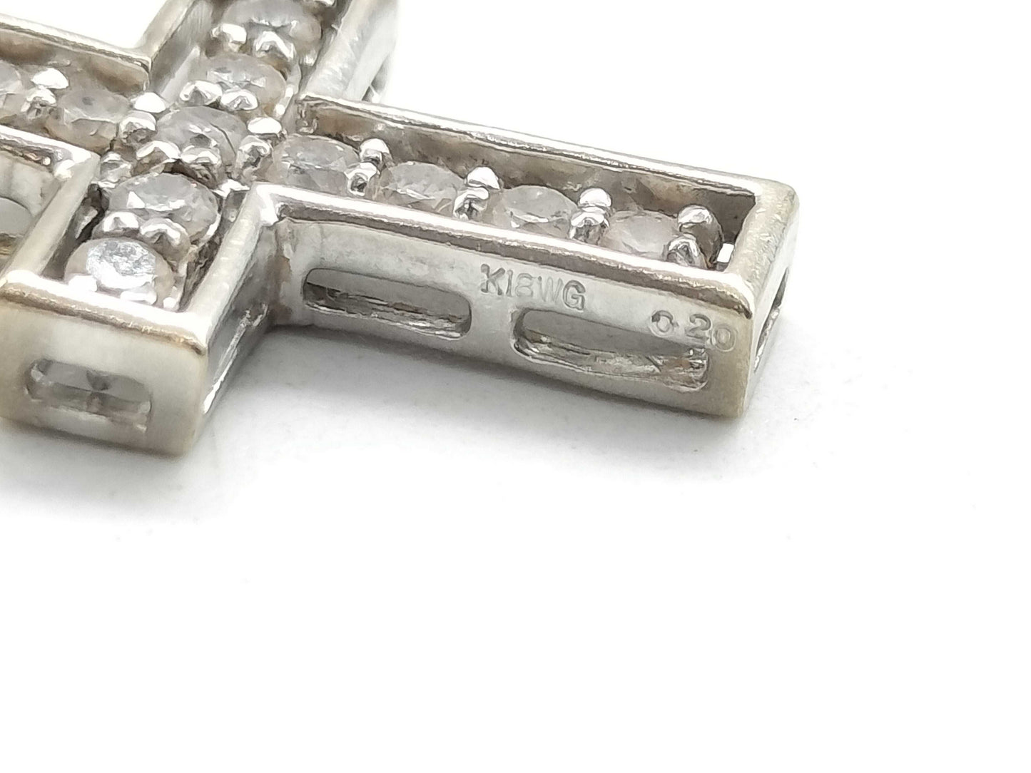 D0.20ct K18WG 1.3g Pendant Top