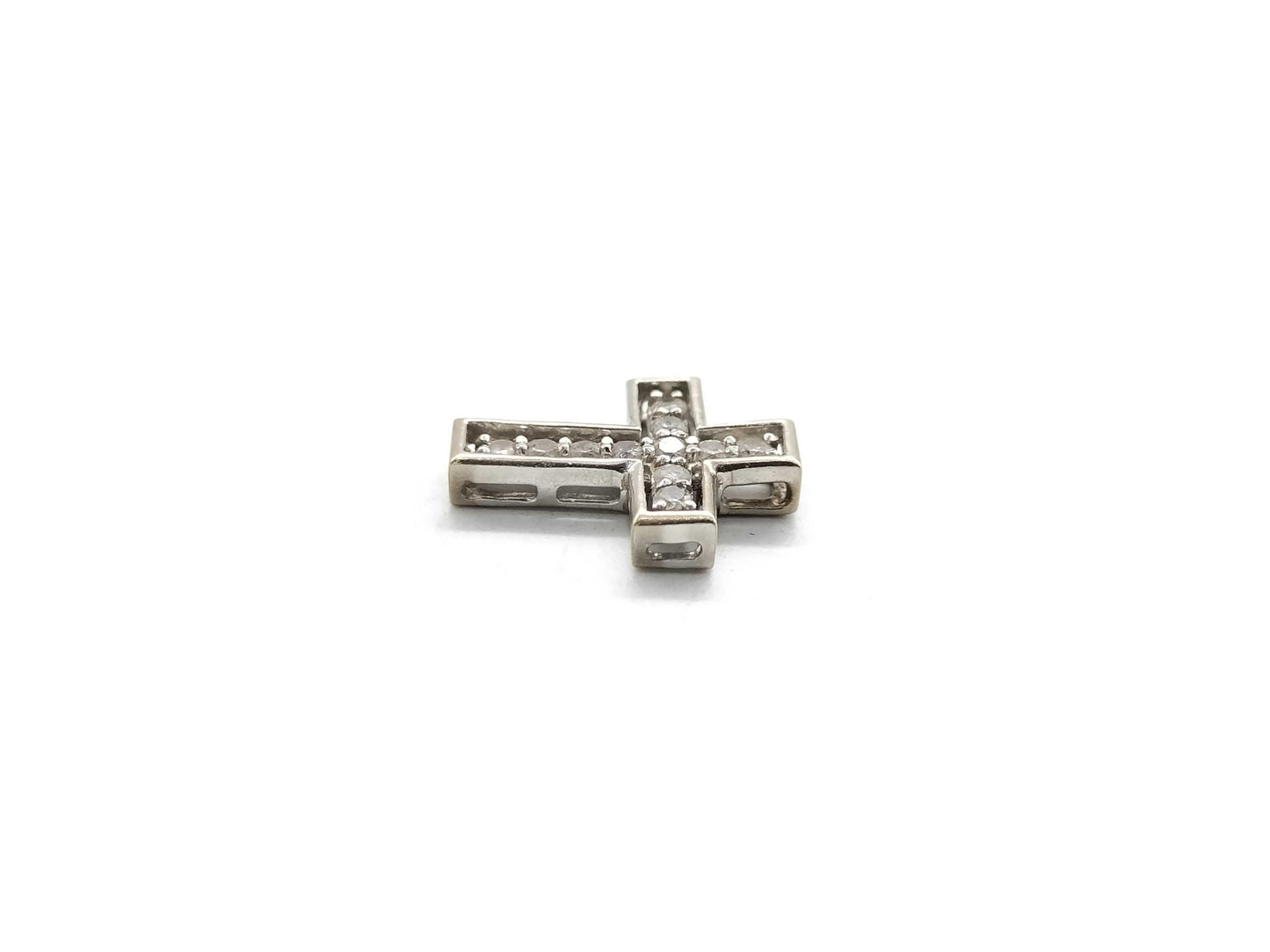 D0.20ct K18WG 1.3g Pendant Top