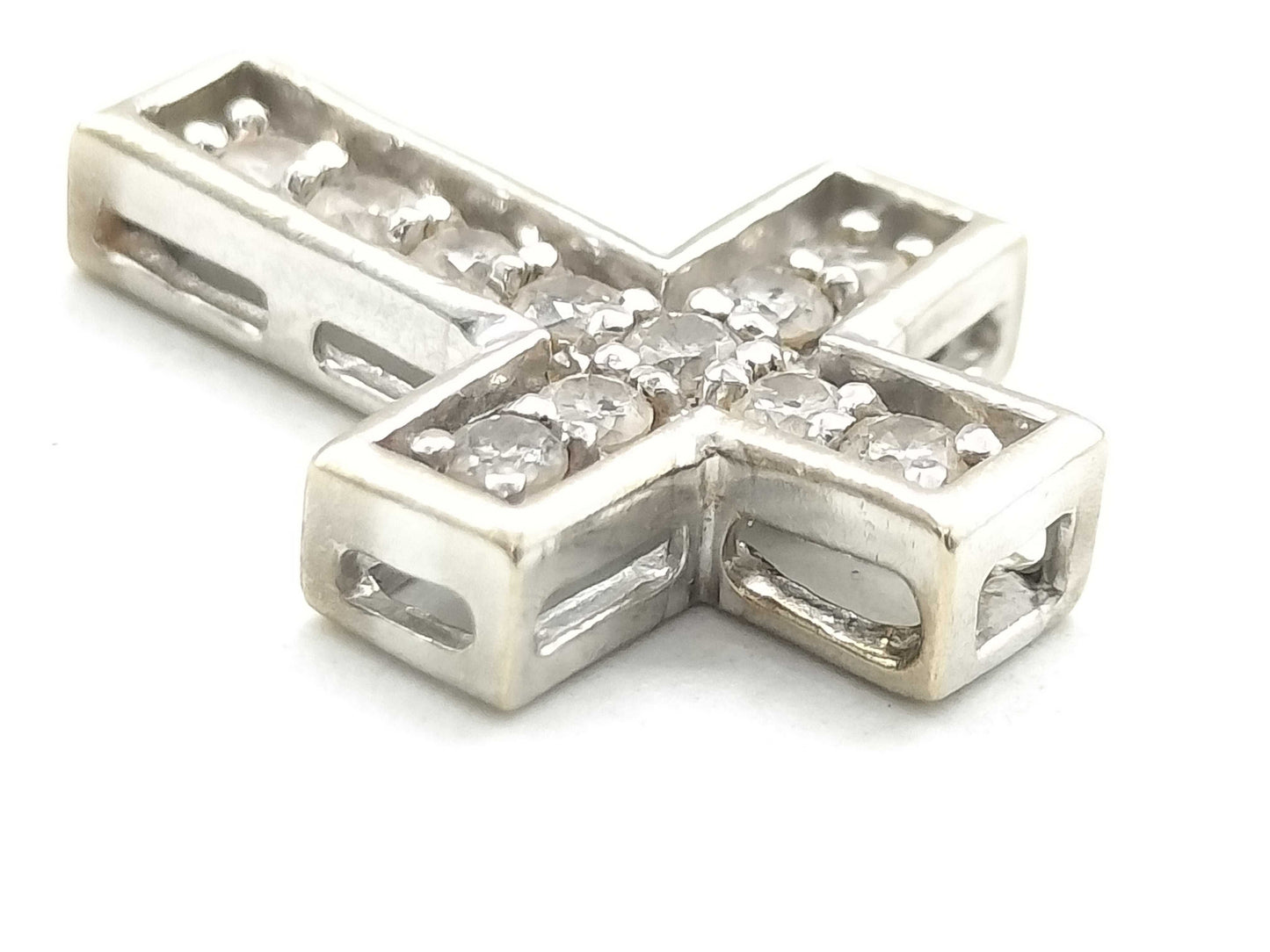 D0.20ct K18WG 1.3g Pendant Top