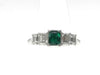 Emerald and Diamond Pm 5.1g Ring