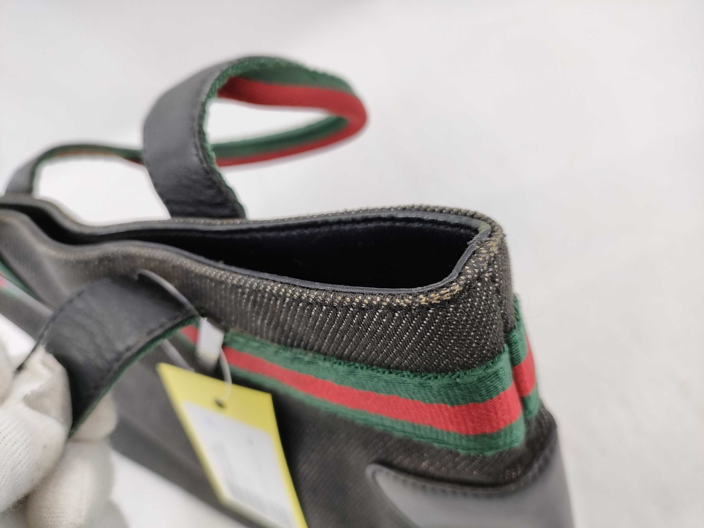 GUCCI Canvas Handbag with Pouch