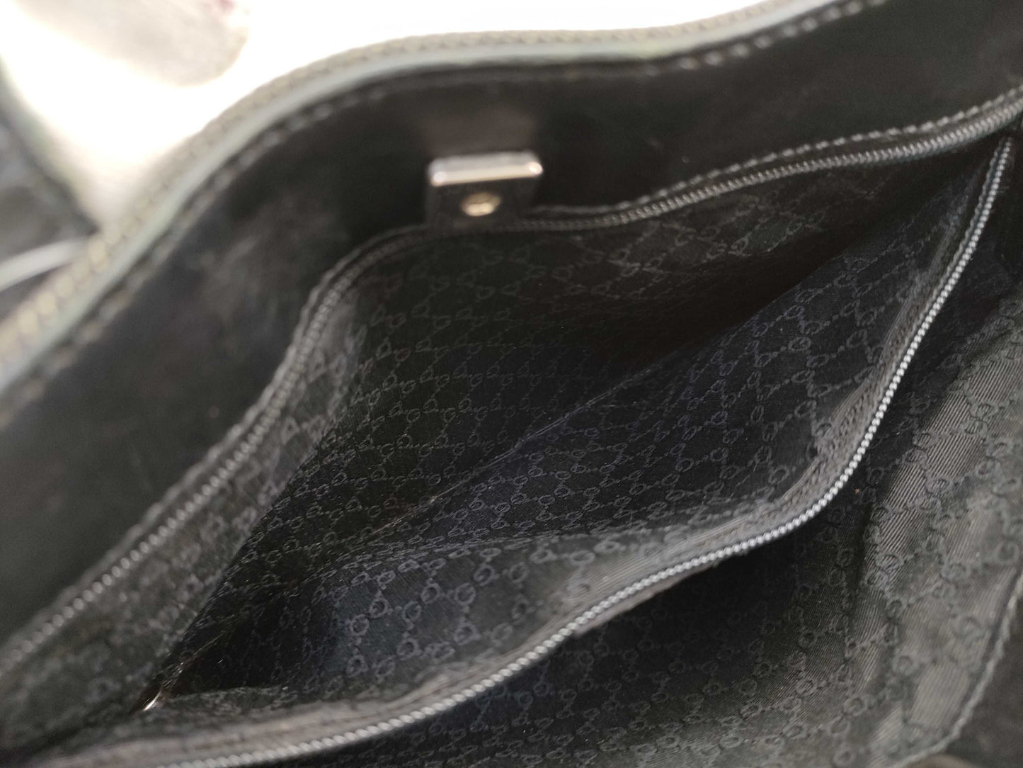 GUCCI Canvas Handbag with Pouch