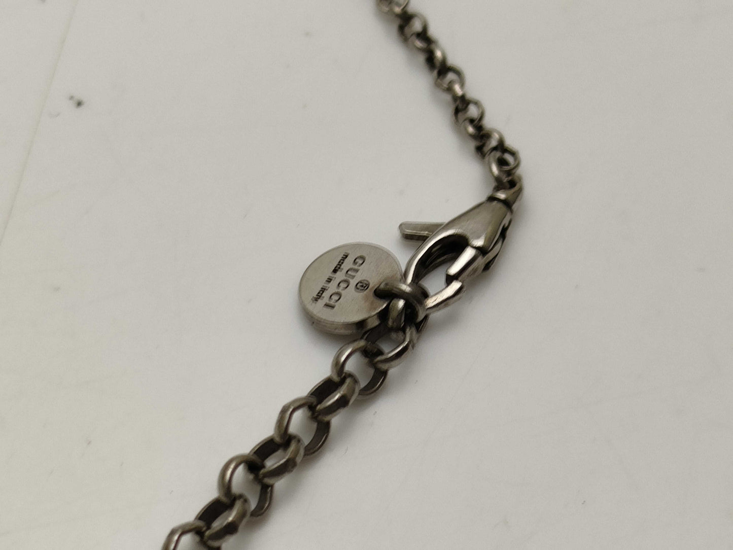 GUCCI Gucci Ghost REAL Logo Necklace