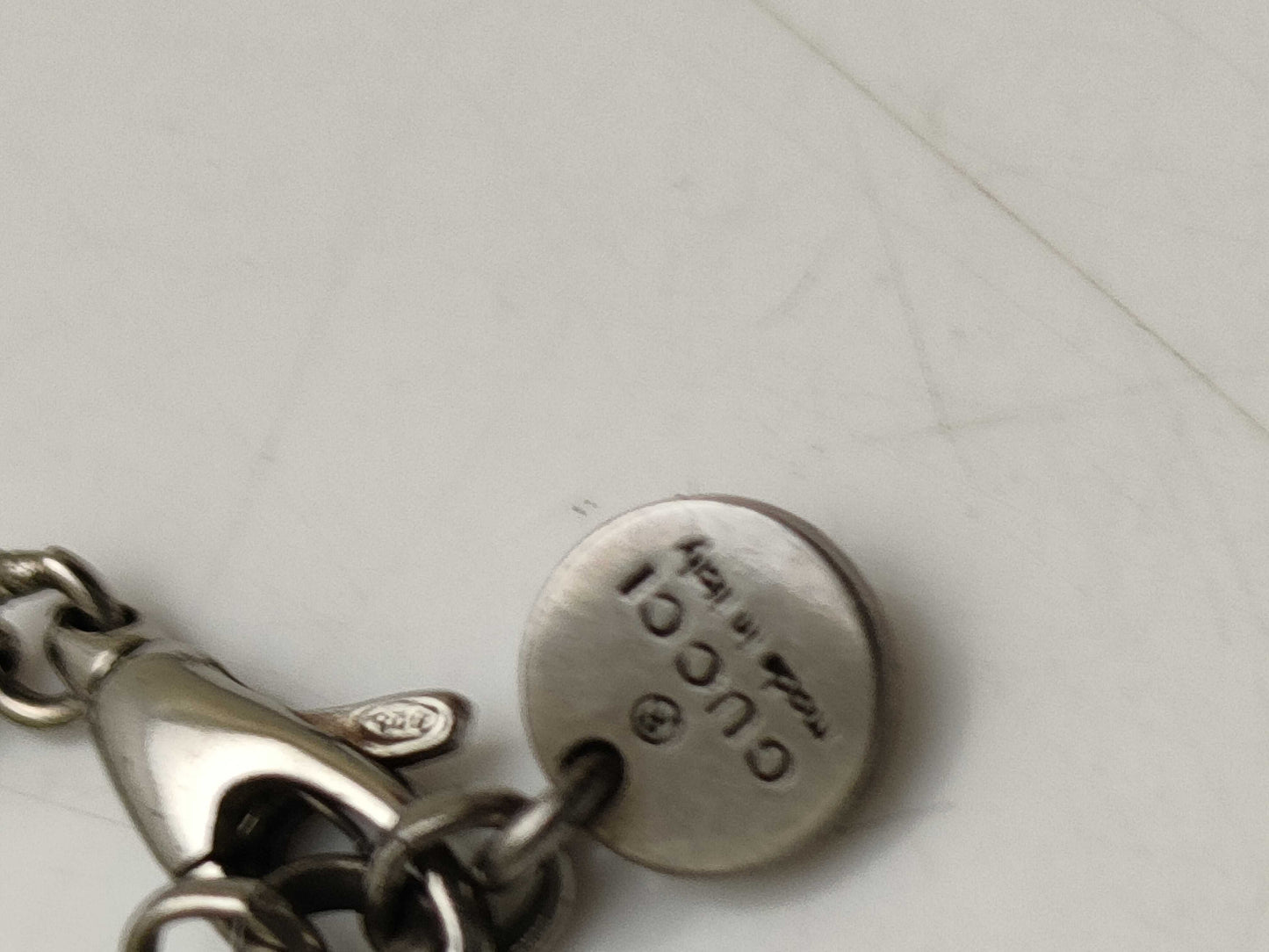 GUCCI Gucci Ghost REAL Logo Necklace