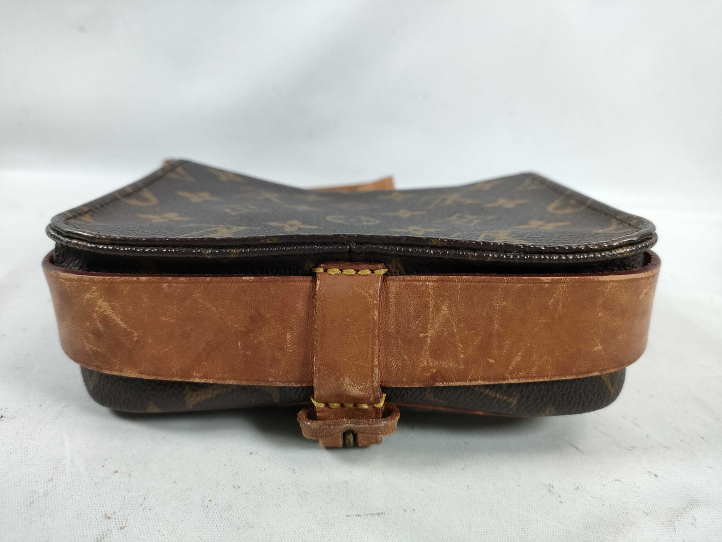 LOUIS VUITTON M51233 Monogram Mini Cartouchiere Shoulder Bag
