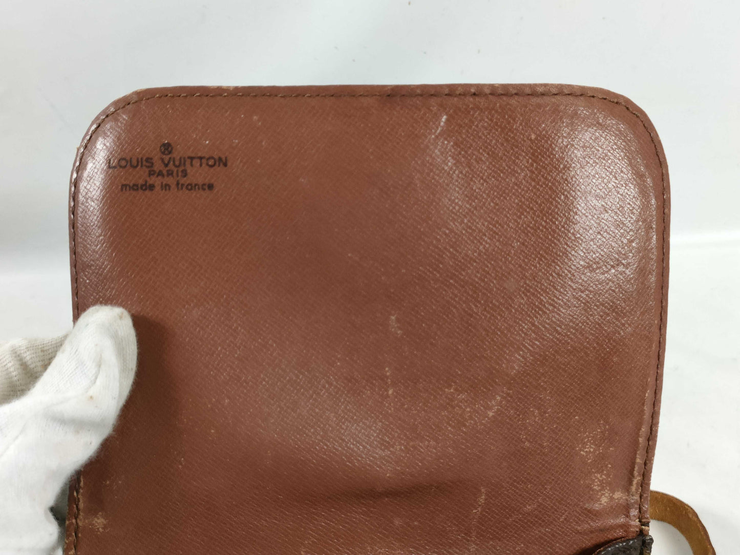LOUIS VUITTON M51233 Monogram Mini Cartouchiere Shoulder Bag