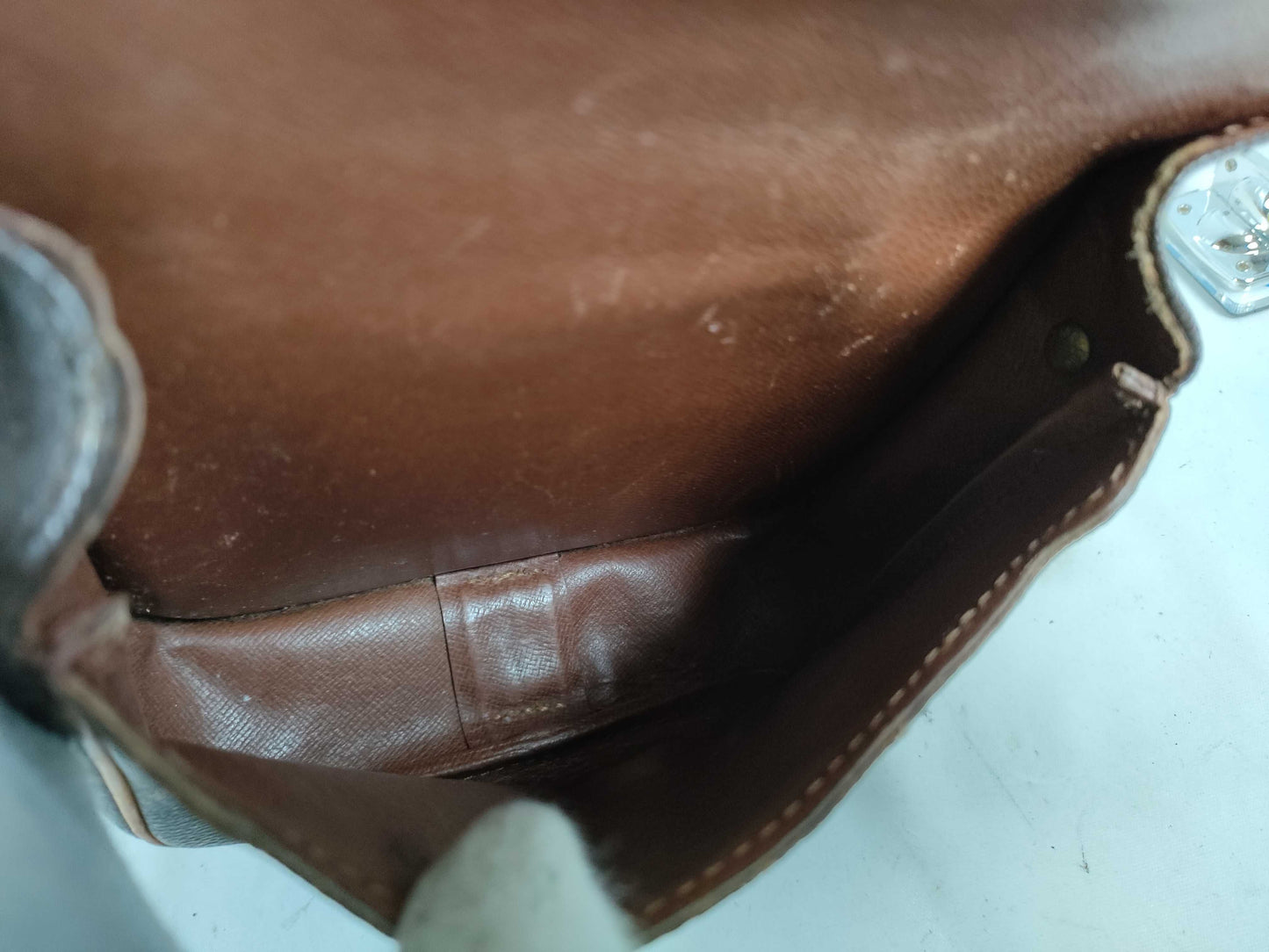 LOUIS VUITTON M51233 Monogram Mini Cartouchiere Shoulder Bag
