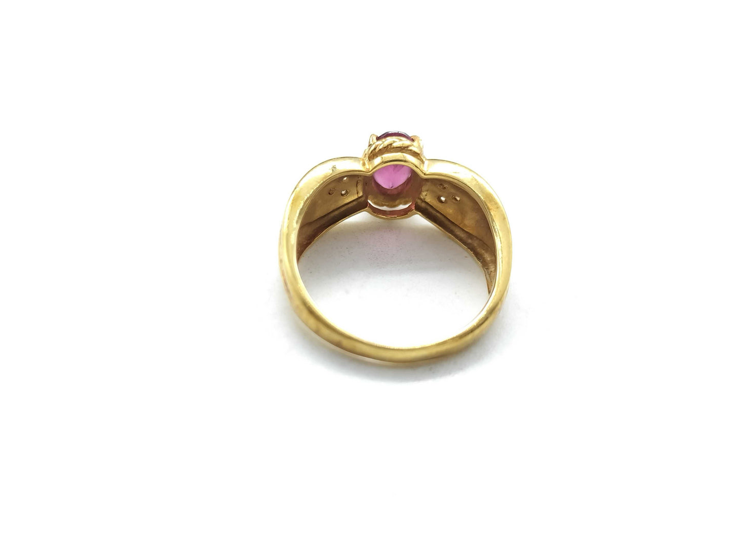 TL 1.05ct D 0.05ct K18 4.8g Ring