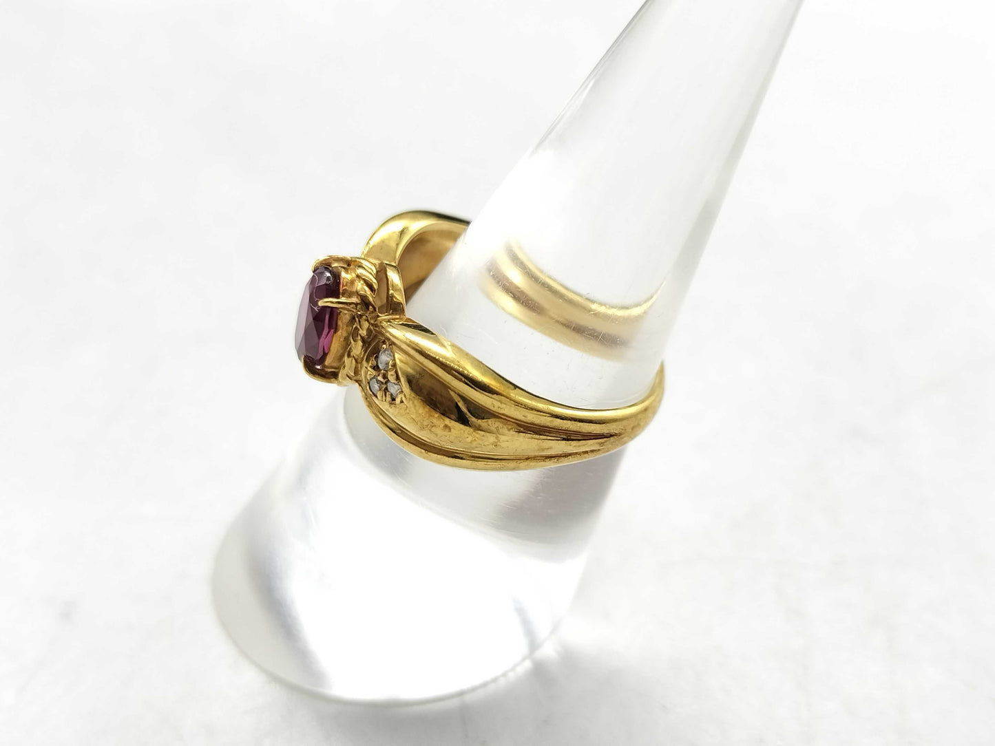 TL 1.05ct D 0.05ct K18 4.8g Ring