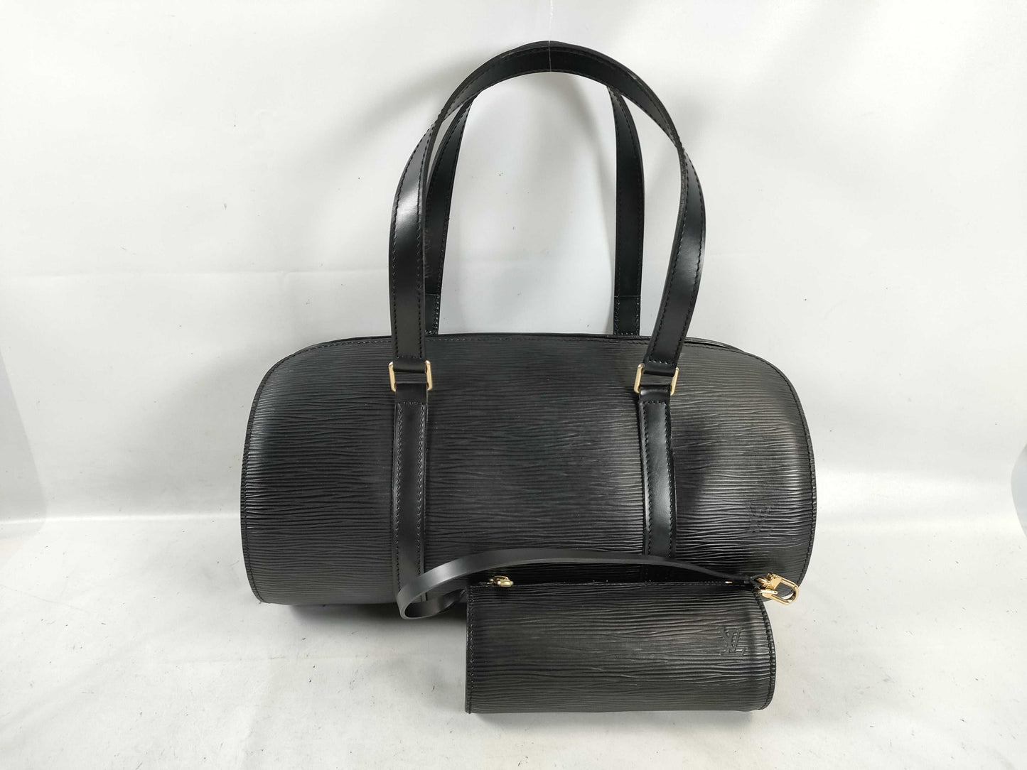 LOUIS VUITTON M52222 Epi Soufflot Handbag with Pouch