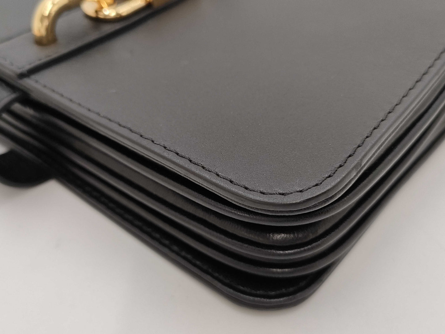 LOUIS VUITTON Rendez-Vous Noir Black Leather Shoulder Bag