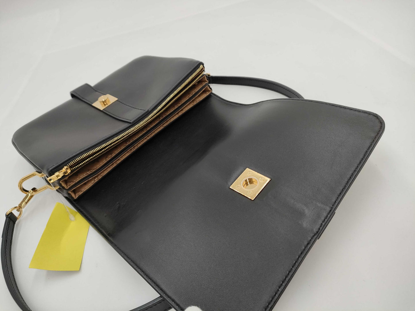 LOUIS VUITTON Rendez-Vous Noir Black Leather Shoulder Bag