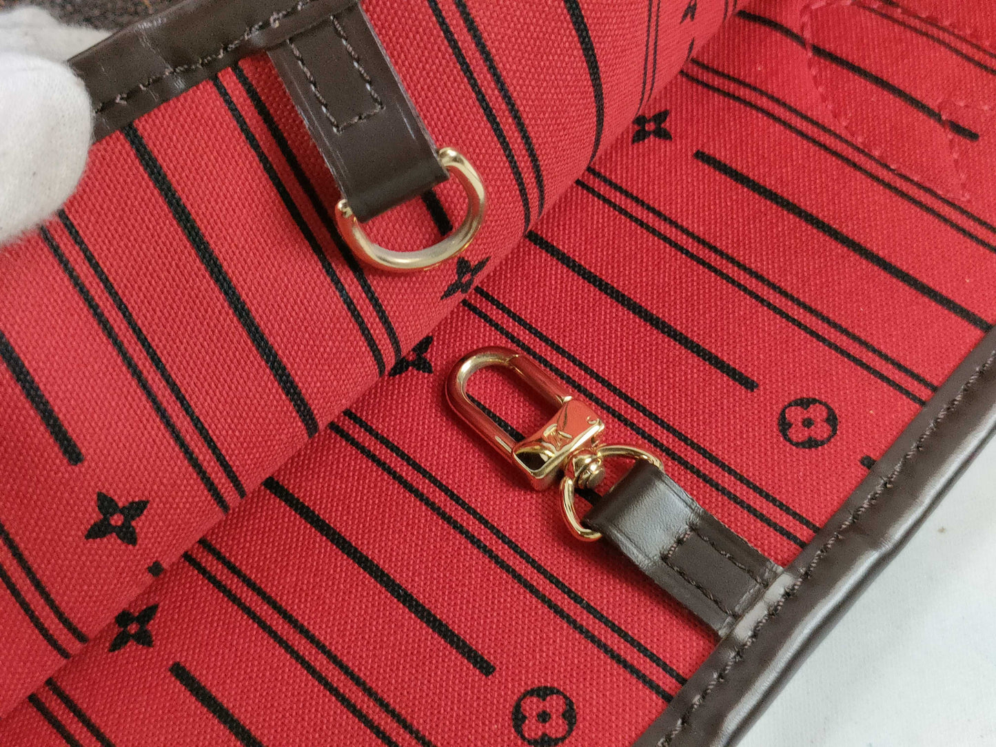 LOUIS VUITTON N51105 Damier Neverfull MM Old Model Tote Bag