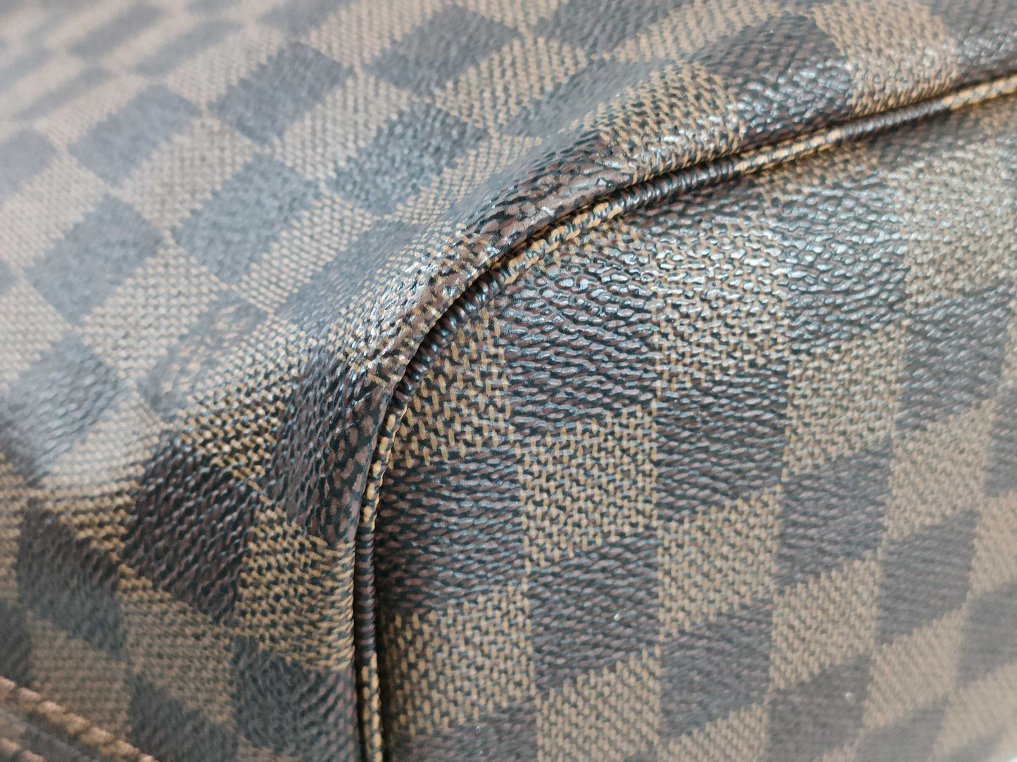 LOUIS VUITTON N51105 Damier Neverfull MM Old Model Tote Bag