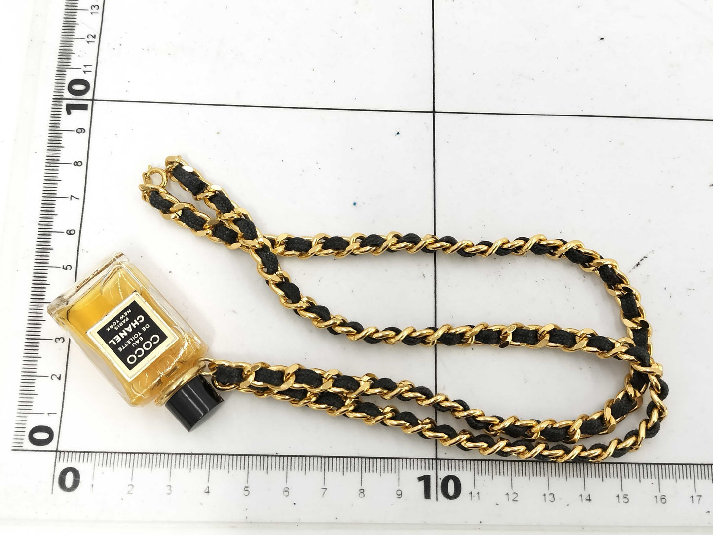 CHANEL COCO/Chain Necklace/Perfume Necklace