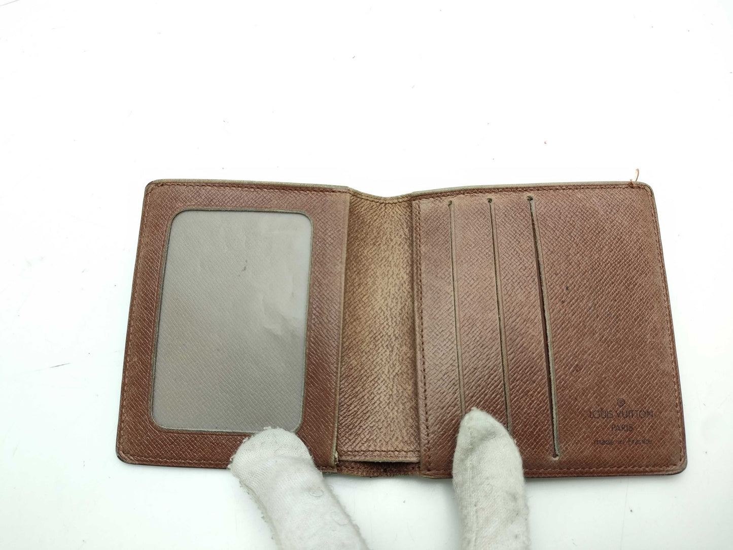 LOUIS VUITTON Monogram Pochette Cle/Bifold Wallet