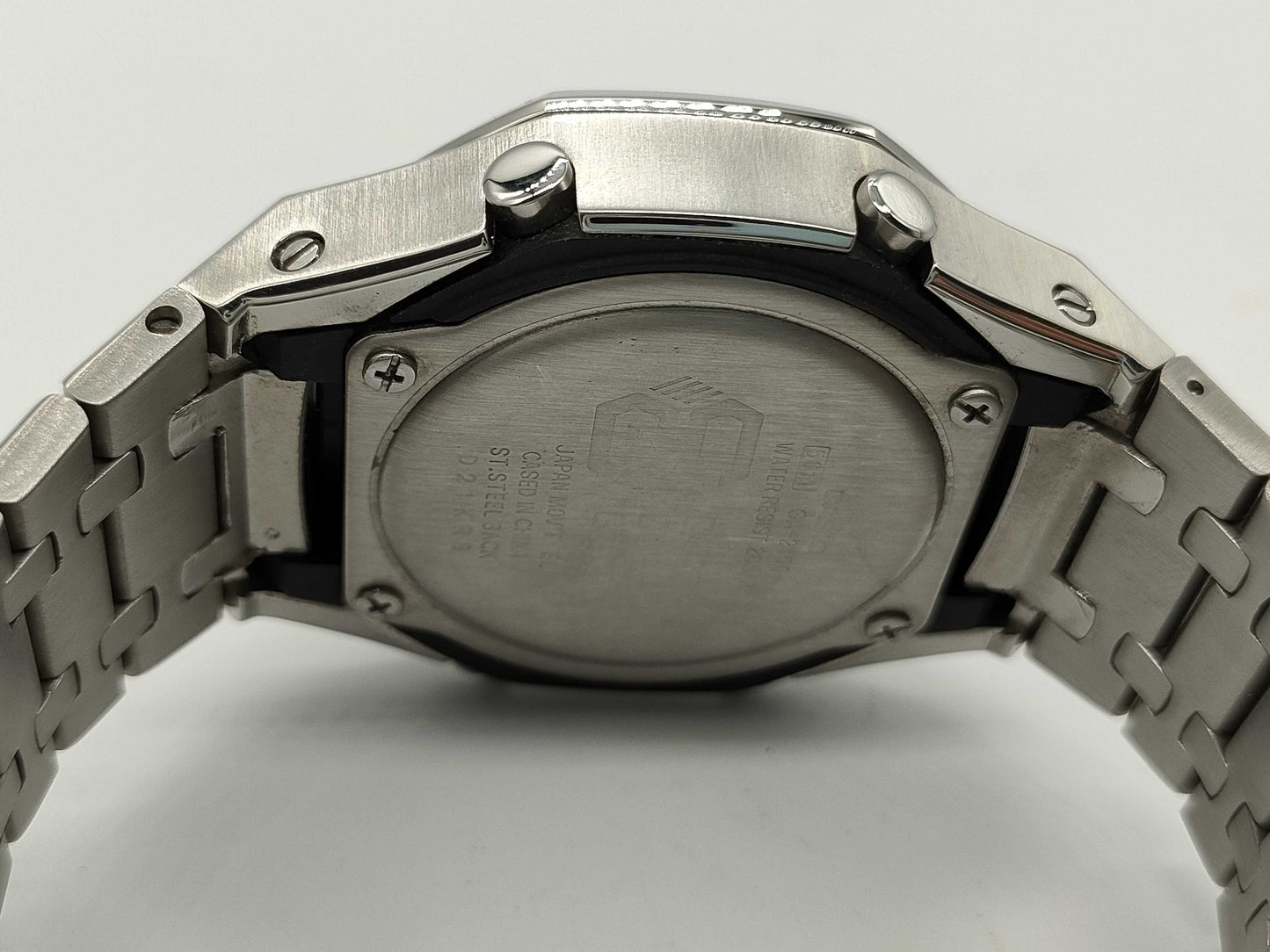 CASIO GA-2100 5611 Frosted Silver Men's Watch