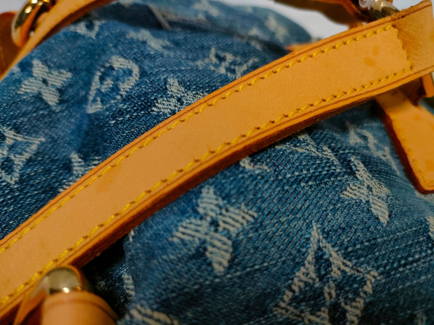 LOUIS VUITTON M95057 Monogram Denim Sac-Ado PM Backpack