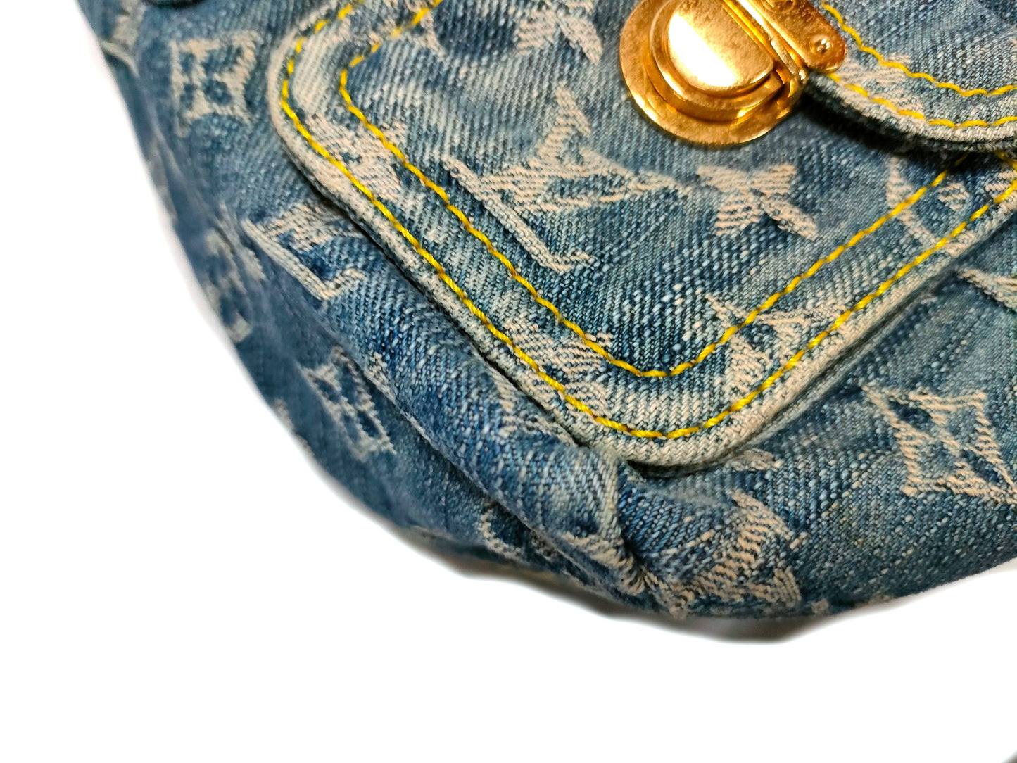LOUIS VUITTON M95057 Monogram Denim Sac-Ado PM Backpack