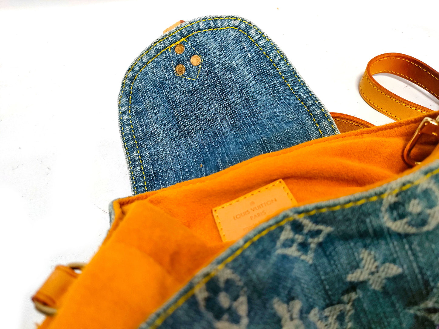 LOUIS VUITTON M95057 Monogram Denim Sac-Ado PM Backpack