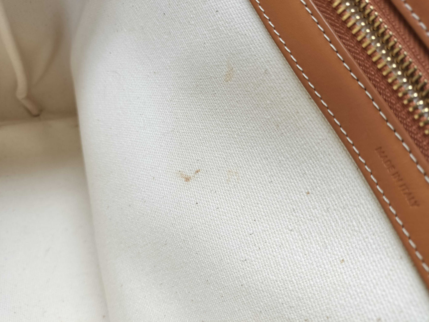 CELINE Horizontal Cabas Canvas Tote Bag