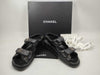 CHANEL Matelasse Gate Sandals/Matelasse/Coco Mark/37C Sandals