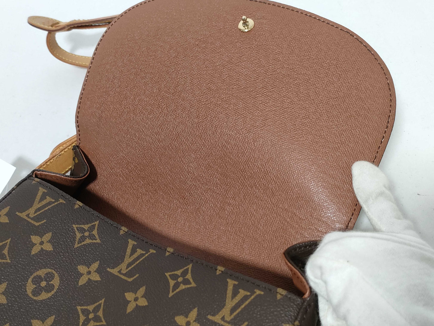 LOUIS VUITTON Monogram M51242 Saint-Cloud GM Shoulder Bag