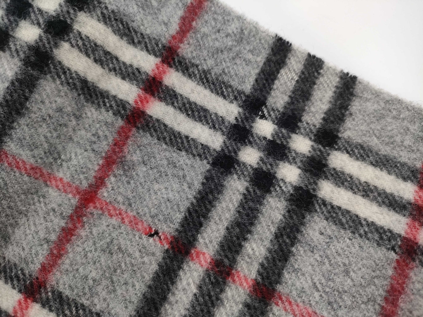 BURBERRY Scarf/Nova Check/Gray/Wool Scarf