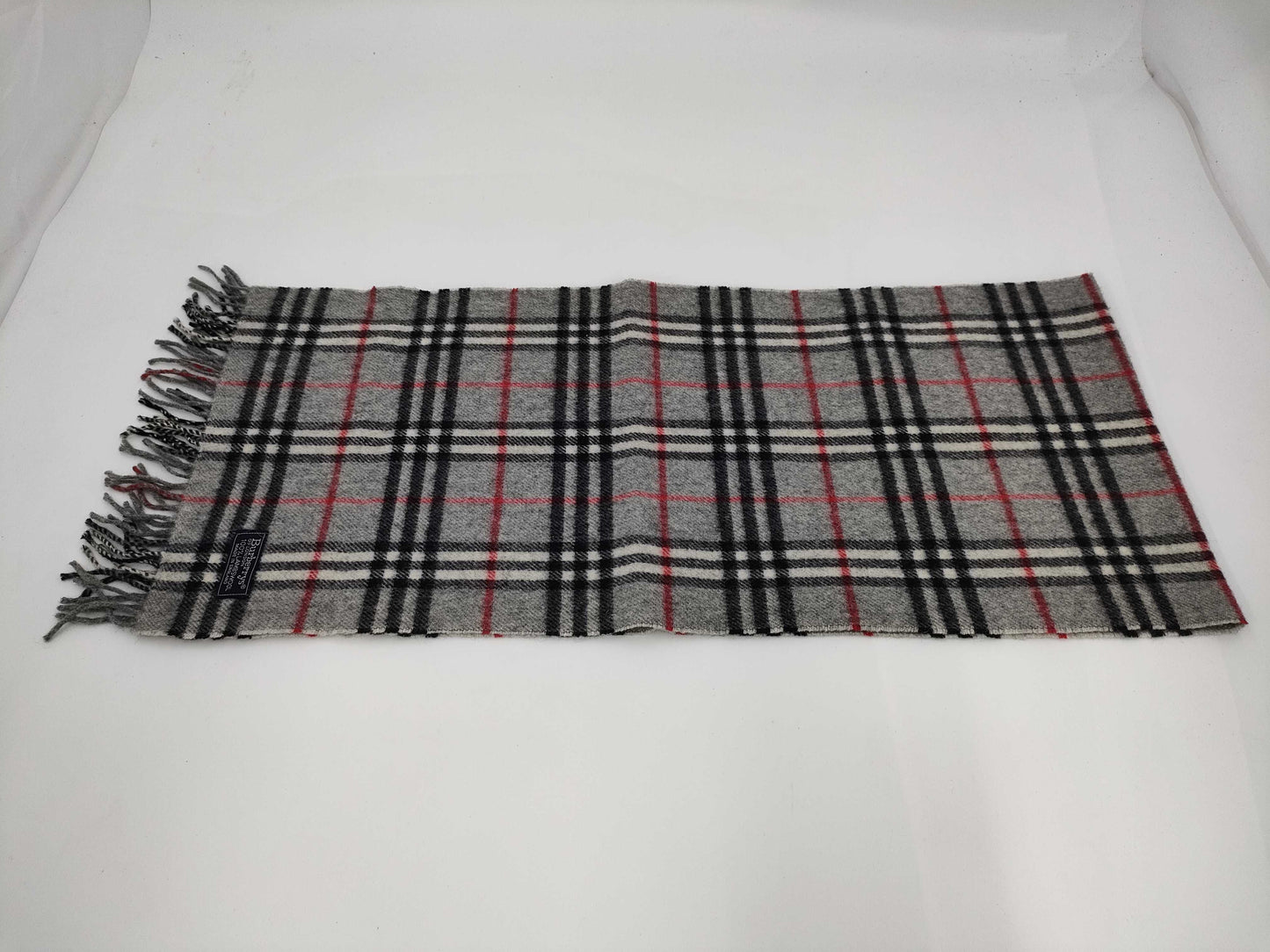 BURBERRY Scarf/Nova Check/Gray/Wool Scarf